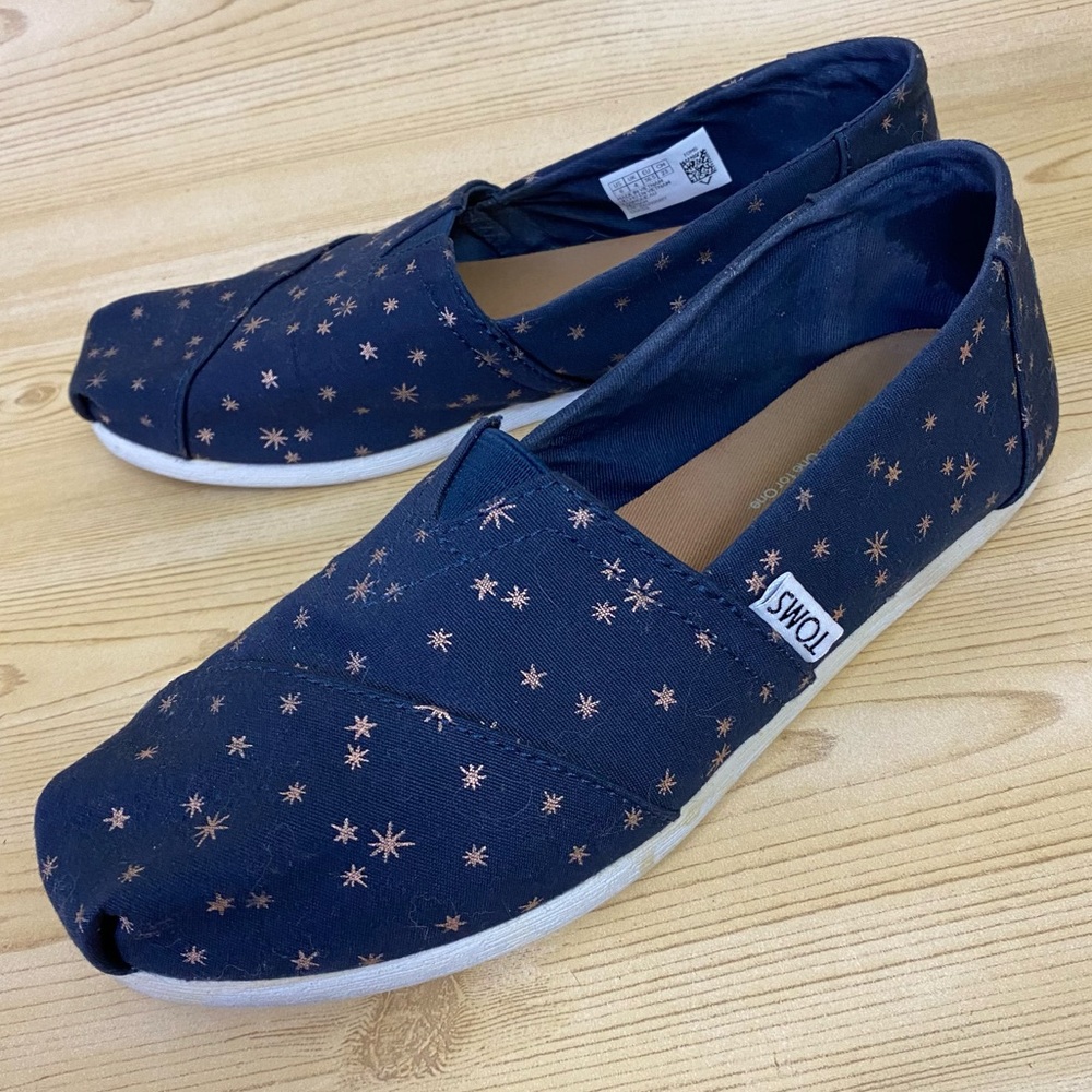 TOMS Classic Alpargata Slip On Shoes Womens 6